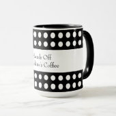 Kundengerechter Tupfen Tasse (VorderseiteRechts)