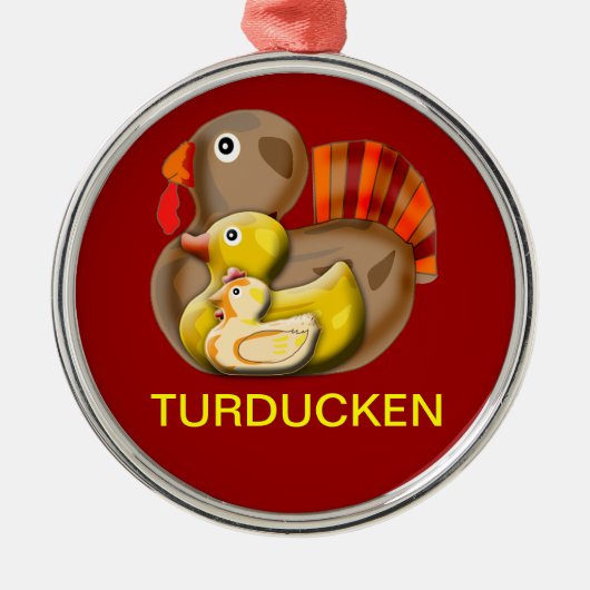 Kundengerechter Turducken Entwurf Ornament Aus Metall (Vorne)