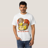 Kundengerechter Turducken Entwurf T-Shirt (Vorne ganz)