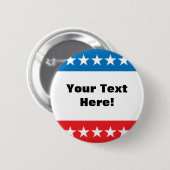 Kundengerechter US Flagge-Entwurf Button (Vorne & Hinten)