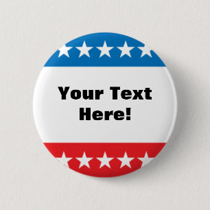 Kundengerechter US Flagge-Entwurf Button