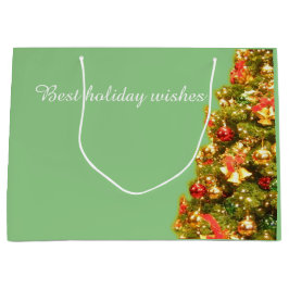 Kundengerechter verzierter Weihnachtsbaum Große Geschenktüte