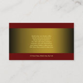 Kundengerechter Visitenkarte (Rückseite)