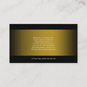 Kundengerechter Visitenkarte (Rückseite)