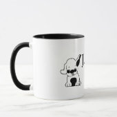 Kundengerechter Welpen-Themed Kaffee-Tasse Tasse (Links)