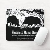 Kundengerechter wilder Eberoutdoorsman-Sportler Mousepad (Mit Mouse)