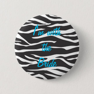 Kundengerechter Zebra-Knopf Button