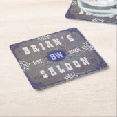 Kundengerechter Zuhause-Bar-Bier-Saal Rechteckiger Pappuntersetzer (angewinkelt)