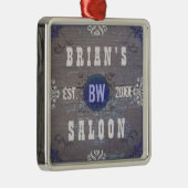 Kundengerechter Zuhause-Bar-Bier-Saal Silbernes Ornament (Rechts)