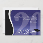 Kundengerechtes 20 Jahr-Klassen-Wiedersehen Einladung (Vorderseite)