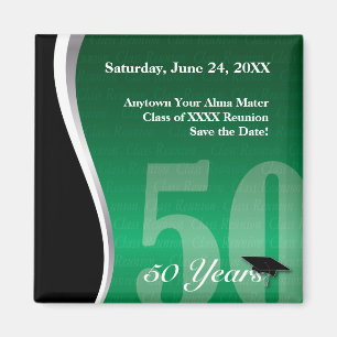Kundengerechtes 50 Jahr-Klassen-Wiedersehen Magnet