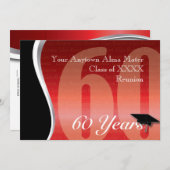 Kundengerechtes 60 Jahr-Klassen-Wiedersehen Einladung (Vorne/Hinten)