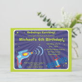 Kundengerechtes alien-Strahln-Gewehr Einladung (Stehend Vorderseite)