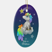 Kundengerechtes Andenken des Babys erstes Keramik Ornament (Rechts)