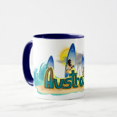 Kundengerechtes Australien Tasse (Vorderseite Links)