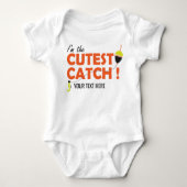 Kundengerechtes Baby-Fischen-Bodysuit-Shirt Baby Strampler (Vorderseite)