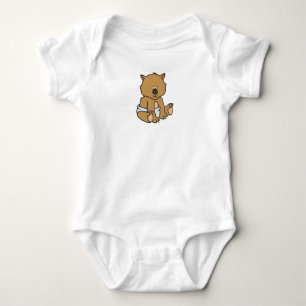Kundengerechtes Baby Wombat Strampler