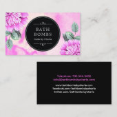 Kundengerechtes Bad bombardiert Visitenkarten Visitenkarte (Vorne/Hinten)