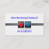 KUNDENGERECHTES BC erhitzen u. abkühlen Visitenkarte (Rückseite)