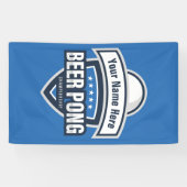 Kundengerechtes Bier Pong Meisterschafts-Logo Banner (Horizontal)
