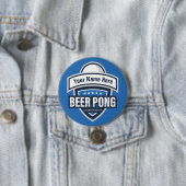 Kundengerechtes Bier Pong Meisterschafts-Logo Button (Beispiel)