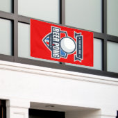 Kundengerechtes Bier Pong Turnier-Logo Banner (Äußeres Gebäude)