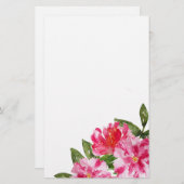 Kundengerechtes Briefpapier der (Vorne/Hinten)