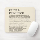 Kundengerechtes Buch-Zitat Jane Austen Mousepad (Mit Mouse)