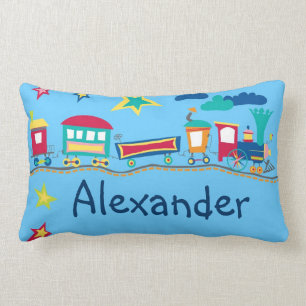 Kundengerechtes buntes Zugjungen-Raumkissen Lendenkissen