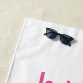 Kundengerechtes Cocktail-Badetuch Strandtuch (Beispiel)