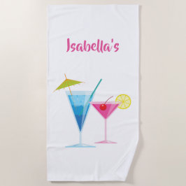 Kundengerechtes Cocktail-Badetuch Strandtuch