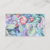 Kundengerechtes Crabapple blüht Karte (Rückseite)