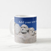 Kundengerechtes der Mount Rushmore nationales Kaffeetasse (Vorderseite Links)