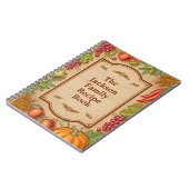 Kundengerechtes Familien-Rezept-Buch Notizblock (Linke Seite)