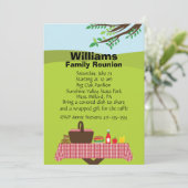 Kundengerechtes Familien-Wiedersehen Einladung (Stehend Vorderseite)