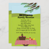 Kundengerechtes Familien-Wiedersehen Einladung (Vorne/Hinten)