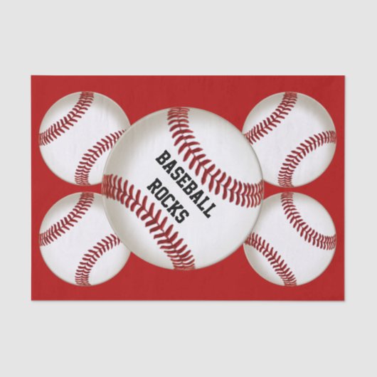 Kundengerechtes Gewebe-Baseball-Packpapier Seidenpapier (Vorderseite)