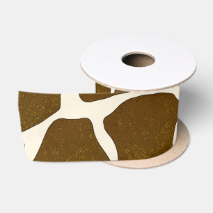 Kundengerechtes Giraffen-Druck-Band Satinband