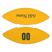 Kundengerechtes Grün/Goldminifußball Football (Paneele)