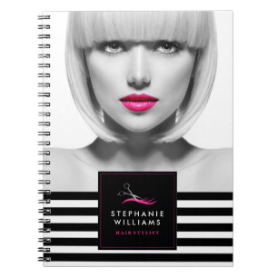 Kundengerechtes Haar-Stylist-Anmerkungs-Buch Notizblock
