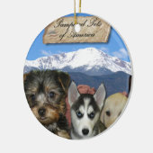 Kundengerechtes Haustier Keramikornament (Links)