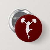 Kundengerechtes Hintergrund-Cheerleader Button (Vorne & Hinten)