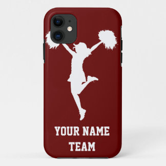 Kundengerechtes Hintergrund-Cheerleader iPhone 11 Hülle