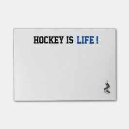Kundengerechtes Hockey ist Leben-Posten, den es Post-it Klebezettel