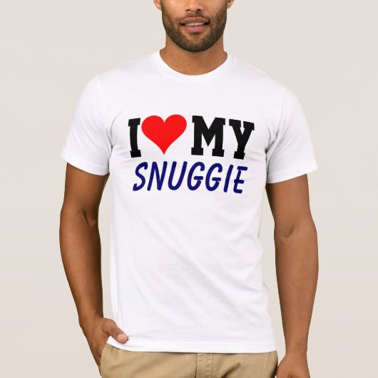 Kundengerechtes i-Herz mein Snuggie T-Shirt (Vorderseite)