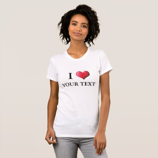 Kundengerechtes i-Herz-Shirt 0002 T-Shirt (Vorne ganz)