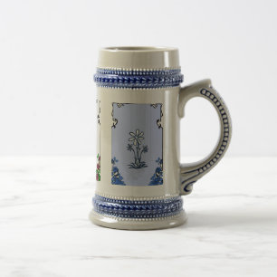 Kundengerechtes Jahrestagsblau Bierglas