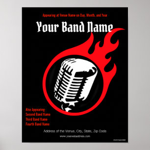 Kundengerechtes Konzert-Plakat Poster