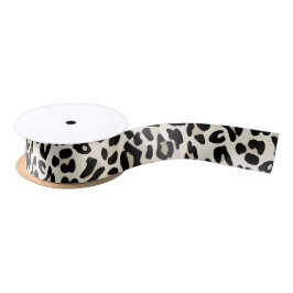 Kundengerechtes Leopard-Druck-Band Satinband