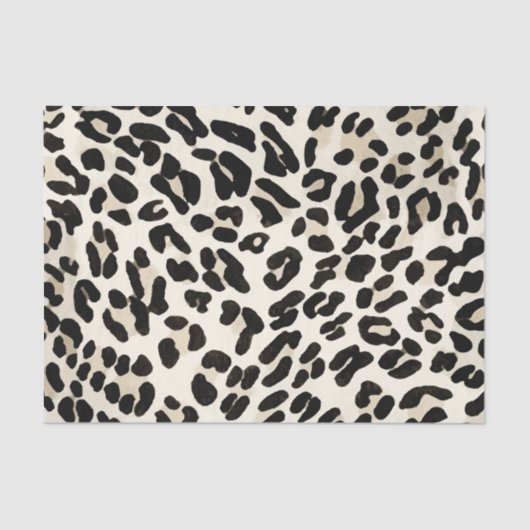 Kundengerechtes Leopard-Druck-Seidenpapier Seidenpapier (Vorderseite)